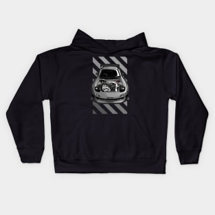 Mazda RX7 Grey Kids Hoodie